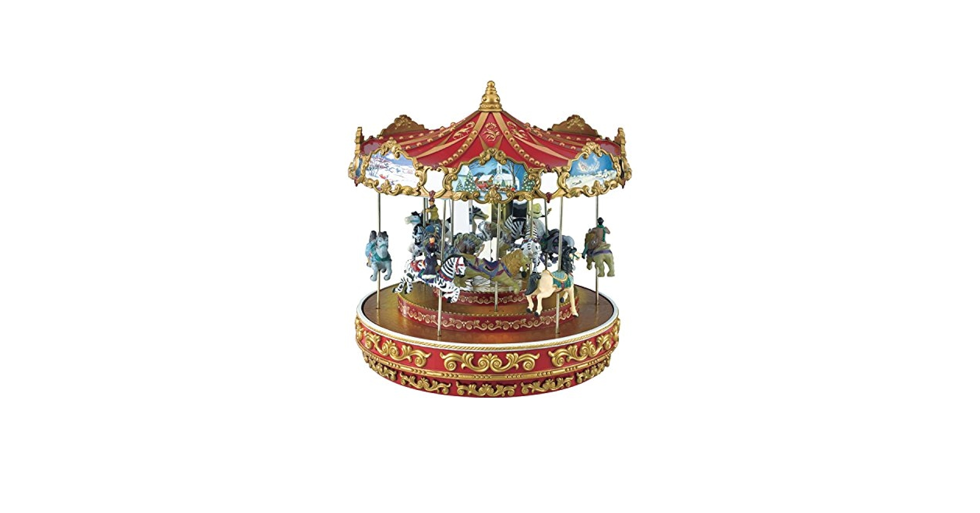 オルゴール Mr. Christmas Triple Decker Carousel Amazon.com: Mr. Christmas Triple Decker Carousel : Home